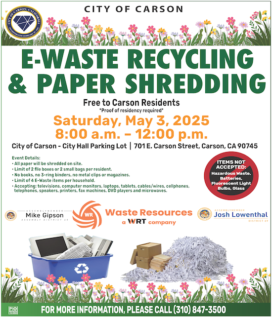E-Waste Recycling and Paper Shredding Event