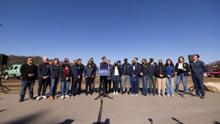 LA Press Conference on Wildfires