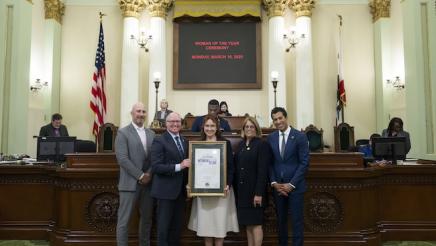 Woman of the Year Ceremony on Assembly Floor 