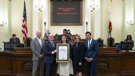 Woman of the Year Ceremony on Assembly Floor 